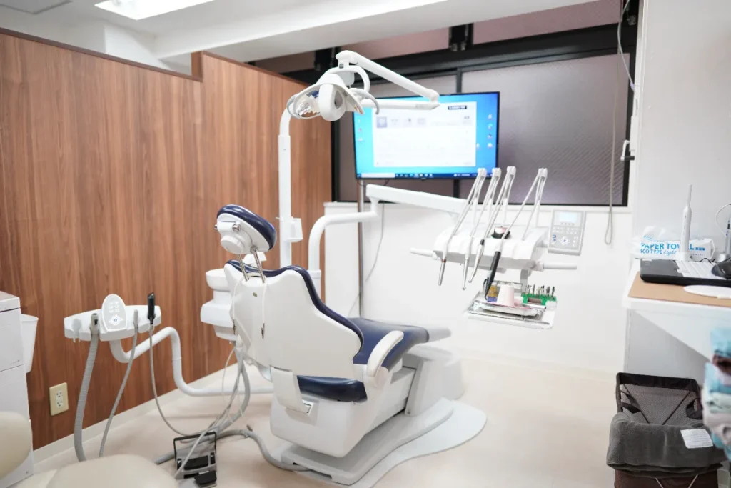 最新設備を備えた診療室のユニット